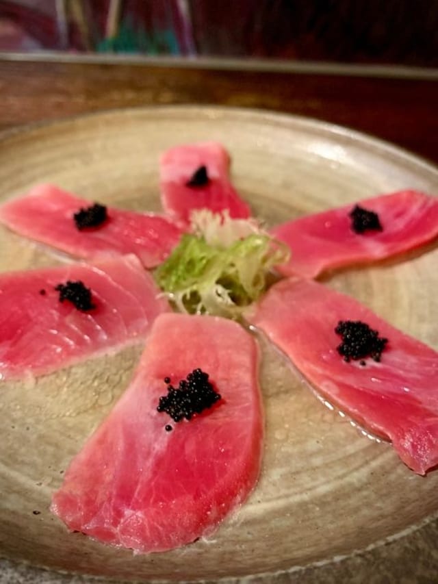 Tuna Carpaccio.