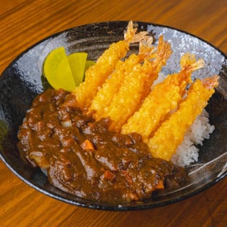 Shrimp Temp Curry Don (Chili logo in the front)